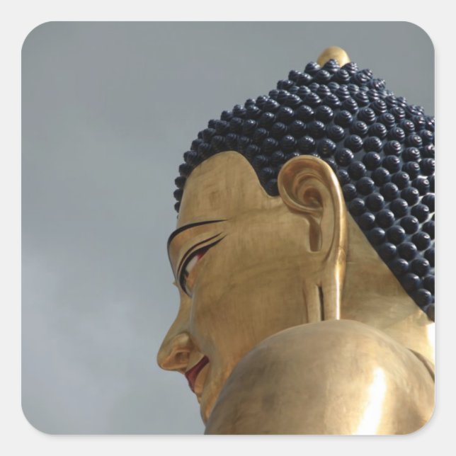 Buddha Dordenma statue Square Sticker (Front)