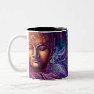 Buddha Dream -- Two-Tone coffee mug
