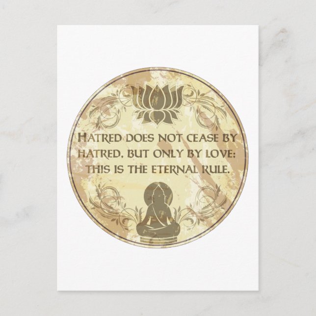 Buddha Eternal Rule Postcard (Front)
