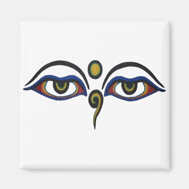 Buddha Eyes Magnet (Front)