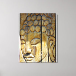 Buddha Face Canvas Print