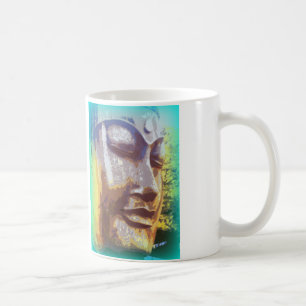 buddha face coffee mug