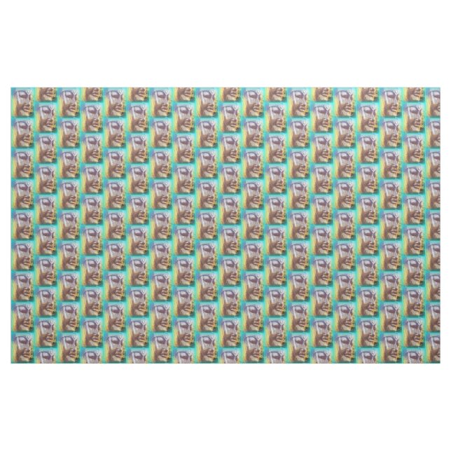 buddha face fabric (Yard)