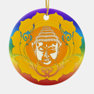 Buddha face ornament