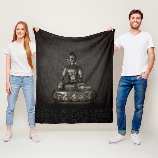 Buddha Fleece Blanket (In Situ)