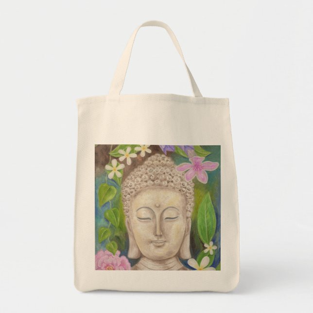 Buddha Flower grocery bag (Front)