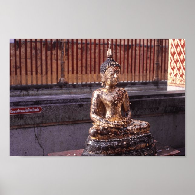 Buddha Gold Leaf Poster (Front)