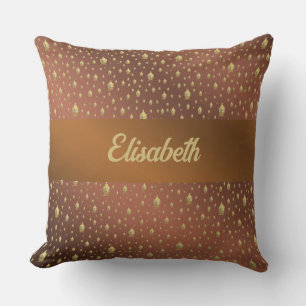 buddha, golden + buddha, asian pattern, shiny, thr cushion
