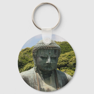 buddha green key ring