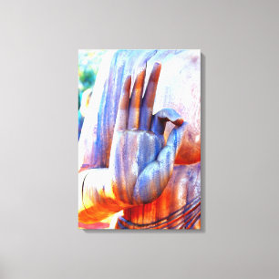 Buddha hand A-Ok mudra Canvas Print