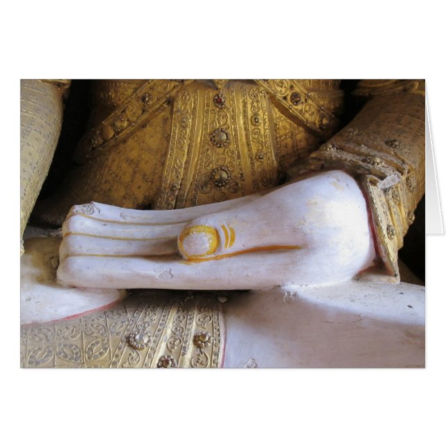 Buddha Hand Holding a Small Buddha (Front Horizontal)