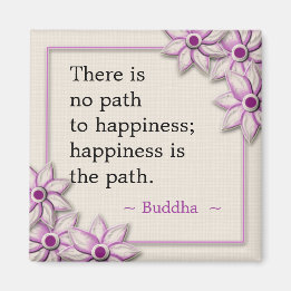 Buddha Happiness Quote Magnet