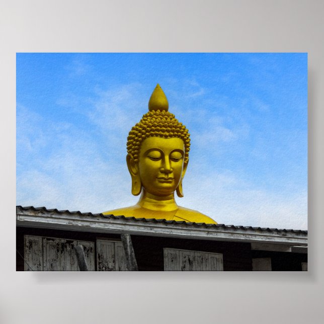Buddha head in Bangkok Poster (Front)