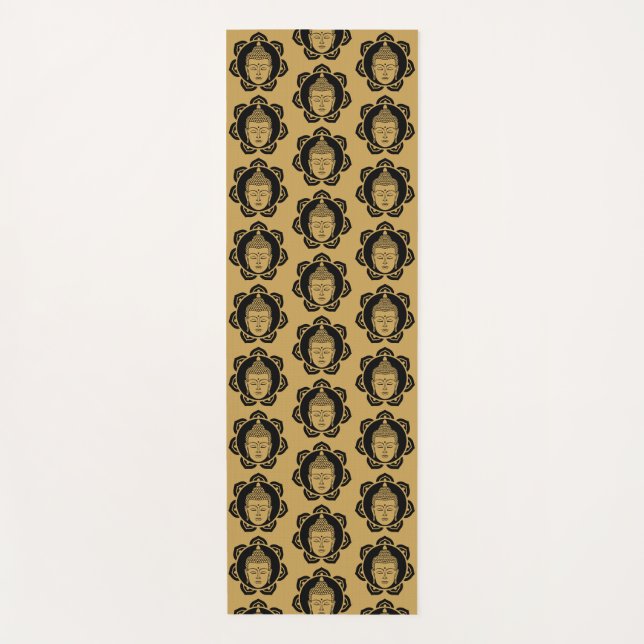 Buddha Head Meditation Yoga Mat (Front)