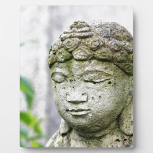 Buddha head statue plaque