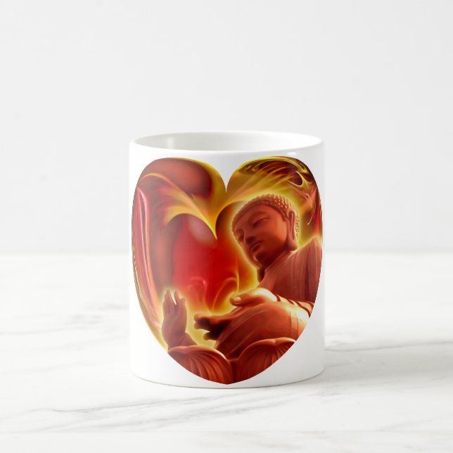 BUDDHA Heart Coffee Mug (Center)