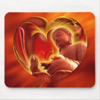 BUDDHA Heart | fire red