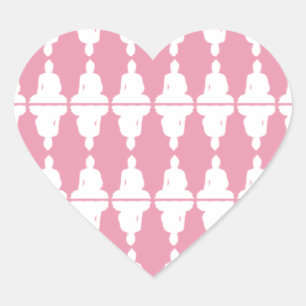 Buddha Heart Heart Sticker