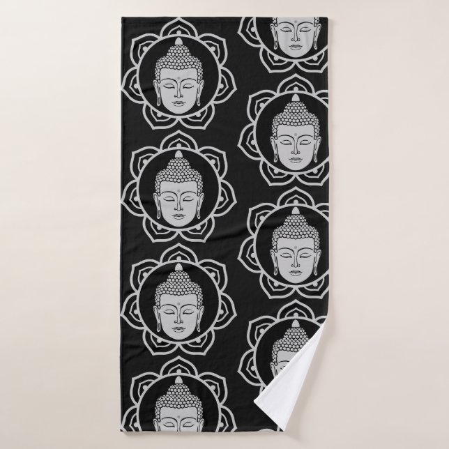 Buddha  Home And Living Bath Towel (Bath Towel)
