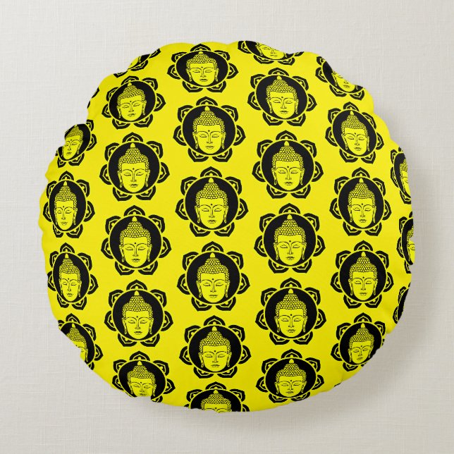 Buddha Home And Living Round Cushion (Front)