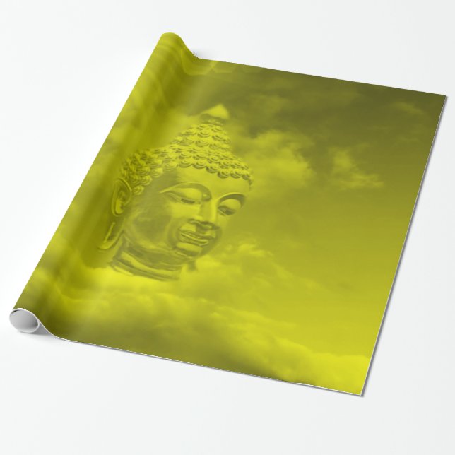 buddha in gold wrapping paper (Unrolled)