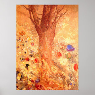 Buddha in His Youth by Redon -  Poster Print