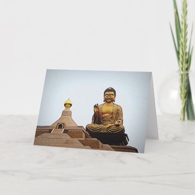 Buddha in Light l Photography Card (Front)