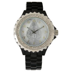 buddha in silver watch