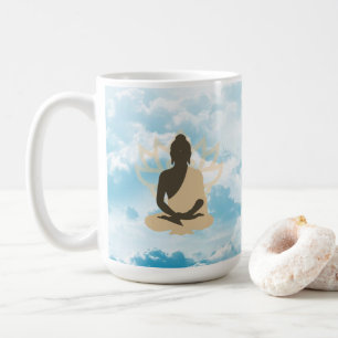 Buddha In The Clouds Meditation Mug