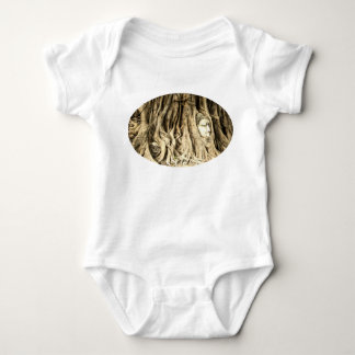 Buddha in the Tree Roots Baby Bodysuit