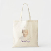 Buddha In White Blessings | Serene Meditative