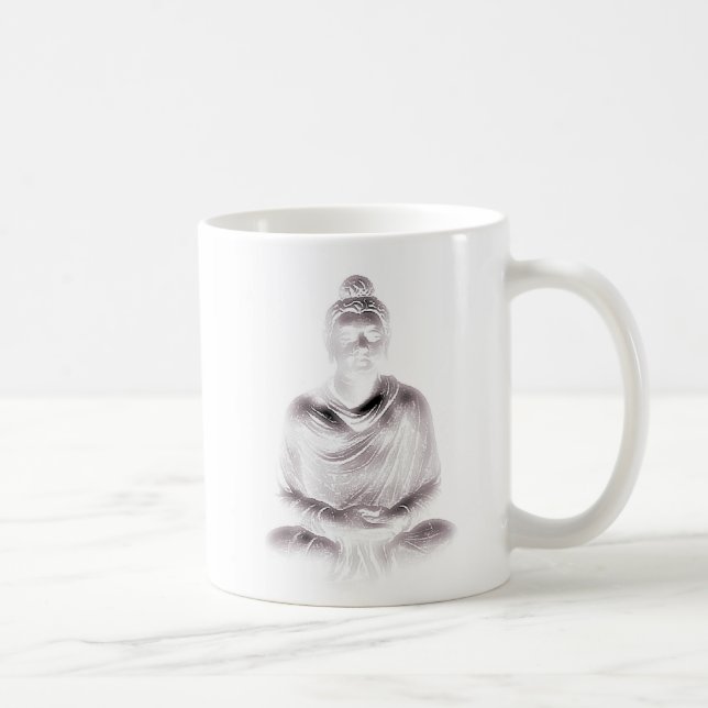 Buddha in White. Coffee Mug (Right)