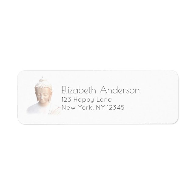 Buddha In White | Serene Meditative And Calm (Front)