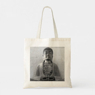 Buddha inspiration, meditation, tote bag
