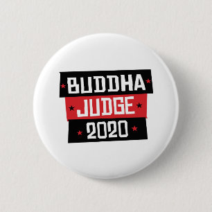Buddha Judge 2020 6 Cm Round Badge