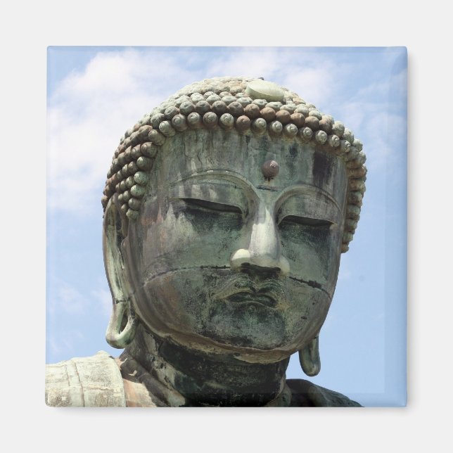 buddha kamakura face magnet (Front)