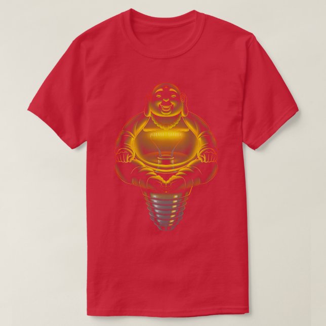 Buddha Lamp T-Shirt (Design Front)