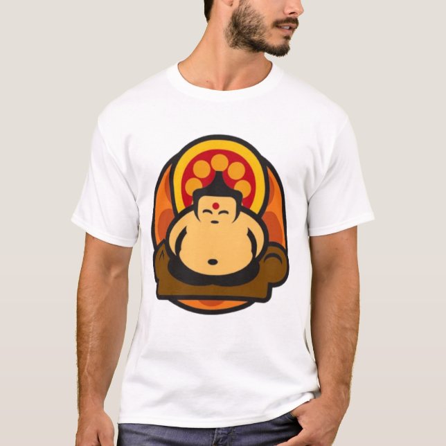 Buddha Logo Men T-Shirt (Front)