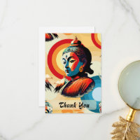 Buddha Lord Retro Pop Art Portrait