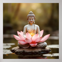 Buddha Lotus Flower Buddhism Zen Spirituality 