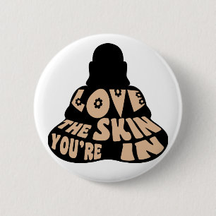 Buddha Love 6 Cm Round Badge