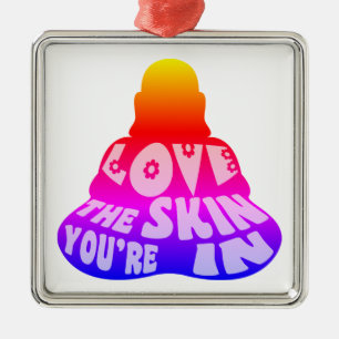 Buddha Love Colourful Metal Tree Decoration