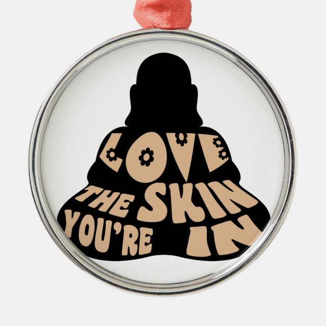 Buddha Love Metal Tree Decoration (Front)