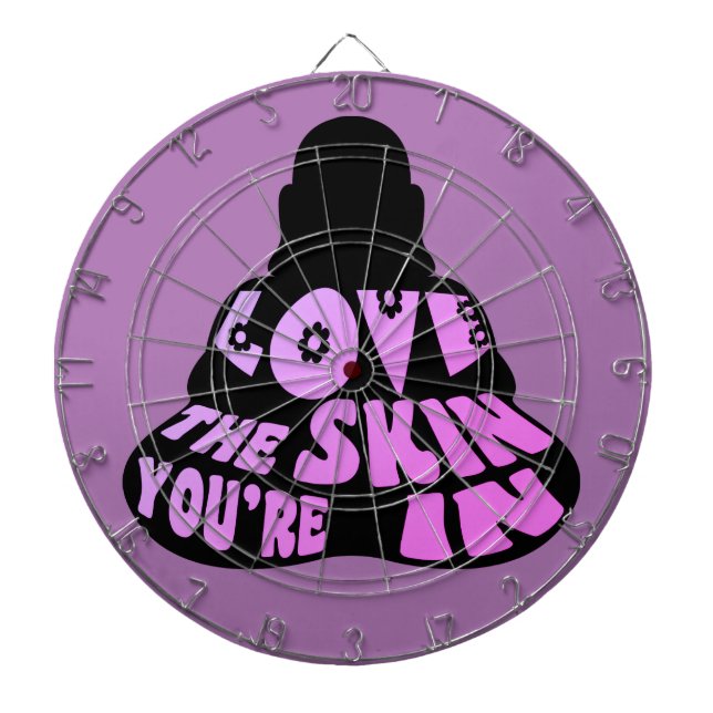Buddha Love Purple Dartboard (Front)