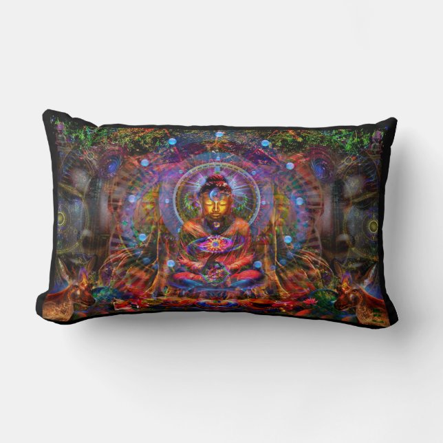 Buddha Lumbar Cushion (Front)