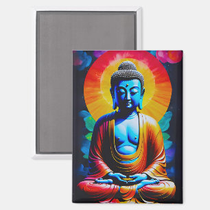 Buddha Meditates Magnet