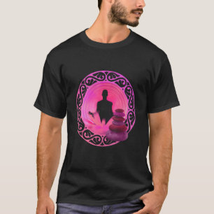 Buddha Meditation Yoga Fashion Pink Outfit Women G T-Shirt