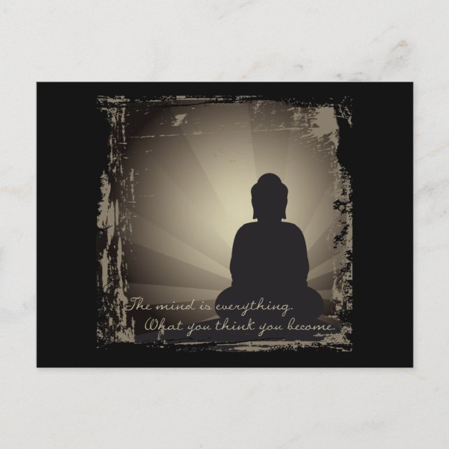 Buddha Mind Is Everything Postcard (Front)