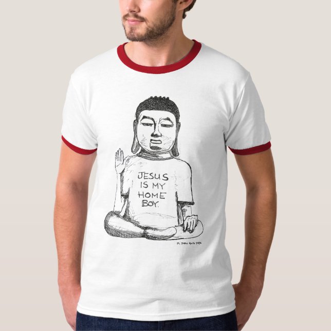 Buddha 'n' Jesus T-Shirt (Front)
