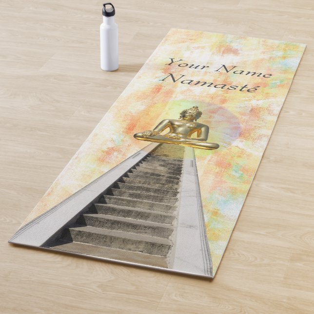 Buddha Namasté pastell Aquarell-Yoga-Matte Yoga Mat (In Situ)